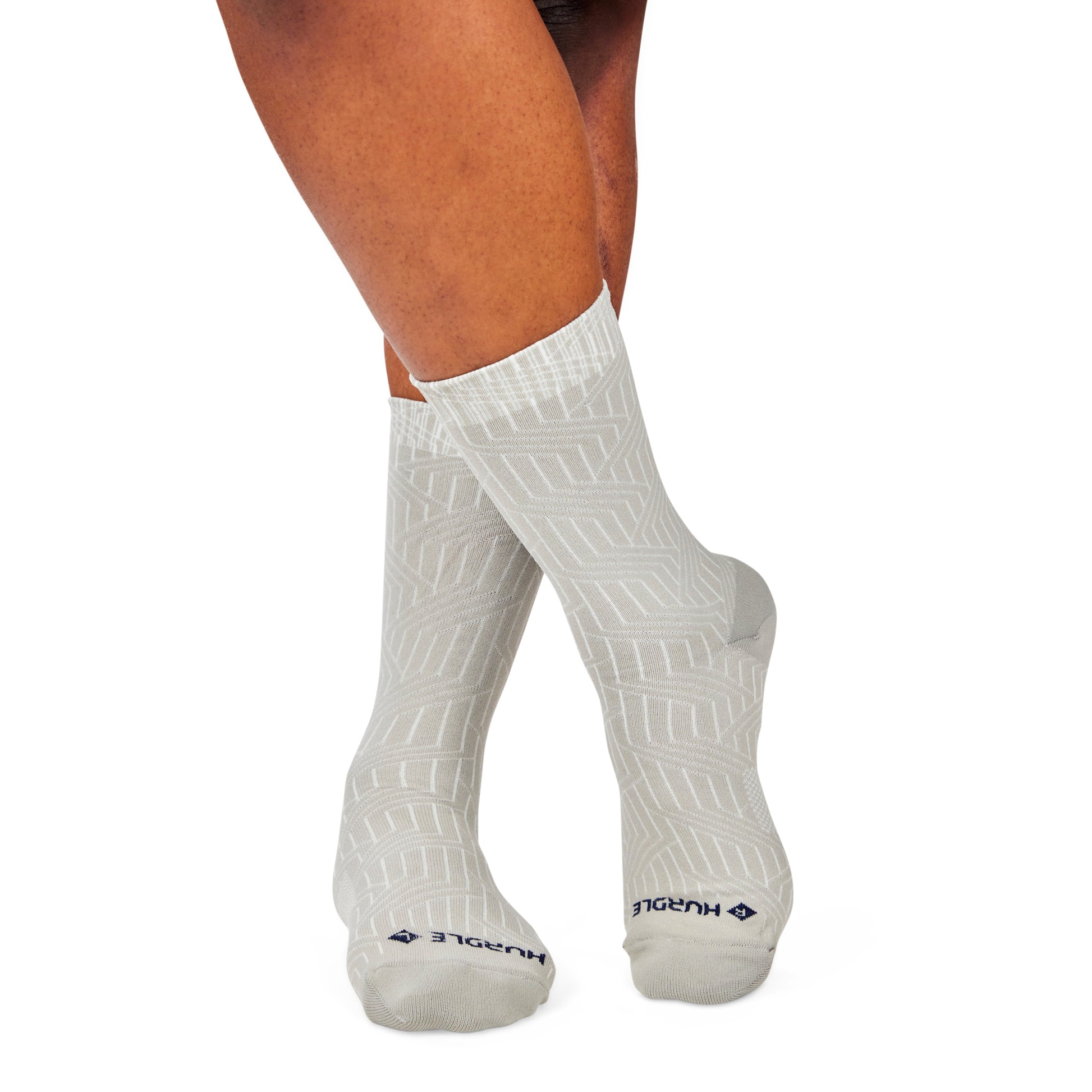 Hurdle Men's White Ankle Socks (L) Ventilating, Odor Reducing, Blister Protection, Comfort Fit